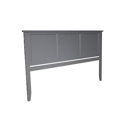 Wood Panel Headboard with Classic Detailing and USB Charger, Fits Standard Frames for a Timeless Bedroom Look