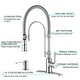 preview thumbnail 58 of 87, WOWOW Single Handle Gooseneck Pull Down Sprayer Kitchen Faucet