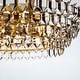 preview thumbnail 3 of 2, CraftHome 8-Light Mid Century Modern 4-Tier Antique Gold Chandelier With Crystal Accents