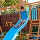 preview thumbnail 8 of 25, Teamson Kids Everett Plus Swing Set Playset with Platform, Rock Wall, and Wave Slide