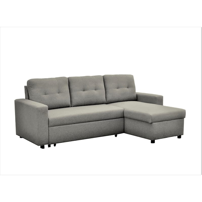 Transitional Upholstered Indoor Sleeper Sectional Sofa