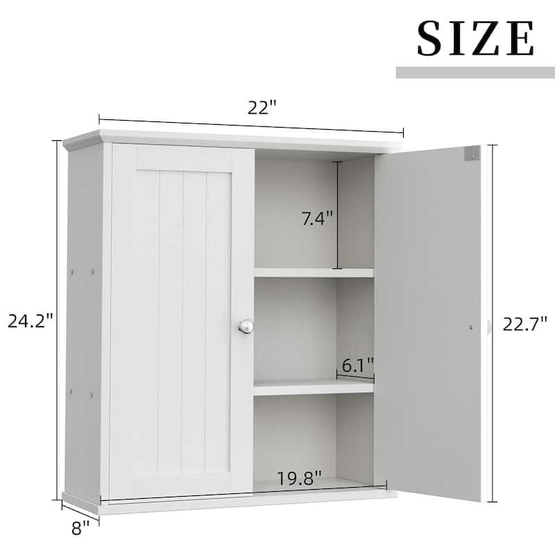 Wall-Mounted Bathroom Cabinet – Storage Cabinet for Kitchen Bathroom