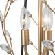 Malryn Modern 3-Light Lantern Geometric Crystal Chandelier for Dining Room