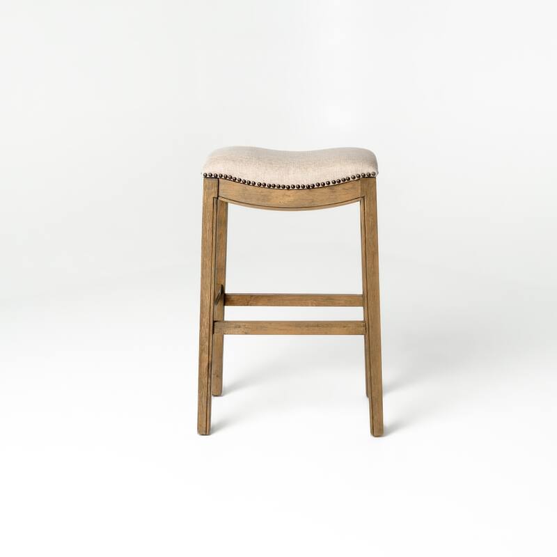 Maven Lane Adrien Saddle Kitchen Dining Stool