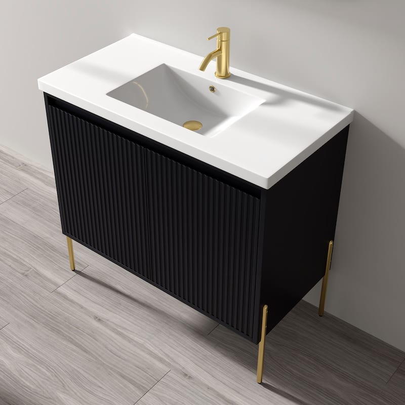 Ripple 36" Single Bathroom Vanity Kit (Assembly Required)