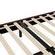 preview thumbnail 8 of 7, Upholstered Platform Bed with Bear Shaped Headboard, LED Light Strips
