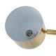preview thumbnail 19 of 23, Estefani 6ft Power Cord, Foot Switch, 2 Lights Floor Lamp