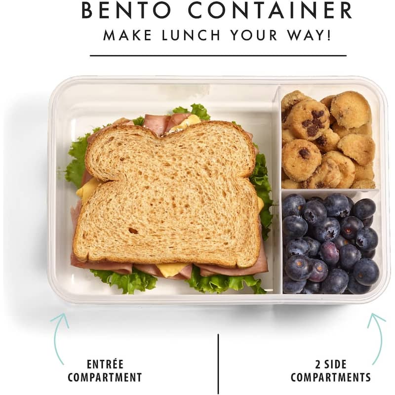 Fit & Fresh 826LOTGMOD Navy Bento Box Kit