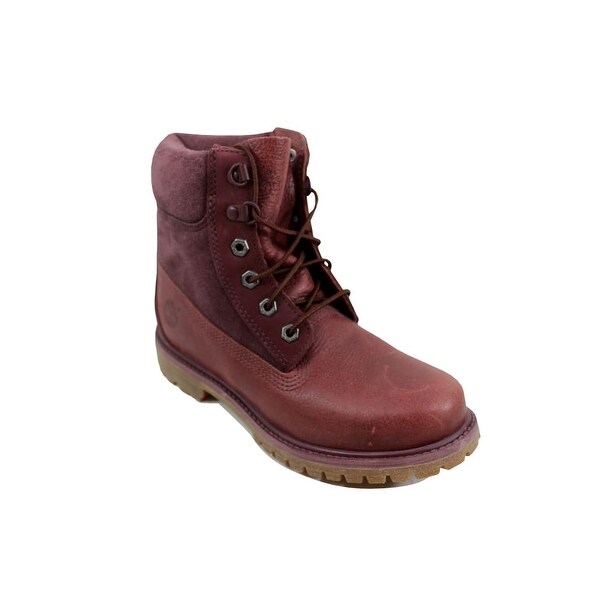 timberland 6 inch burgundy