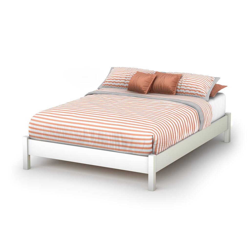SoHo 54'' Full Size Platform Bed, White