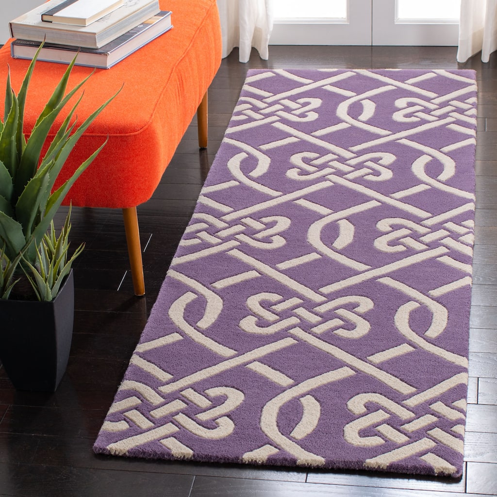 SAFAVIEH Handmade Chatham Fatma Modern Wool Rug