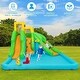 preview thumbnail 5 of 9, Inflatable Water Park Bounce House with Climbing Wall without Blower - 157.5" x 142" x 100.5" (L x W x H)