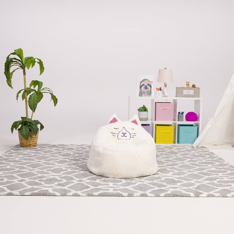 Bean Bag, Soft and Cozy Animal Bean Bag Chair - Child Proof Closure