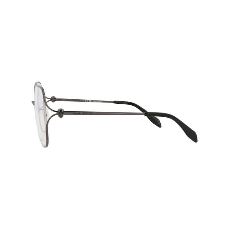 Alexander McQueen Square-Frame Metal Optical Frames