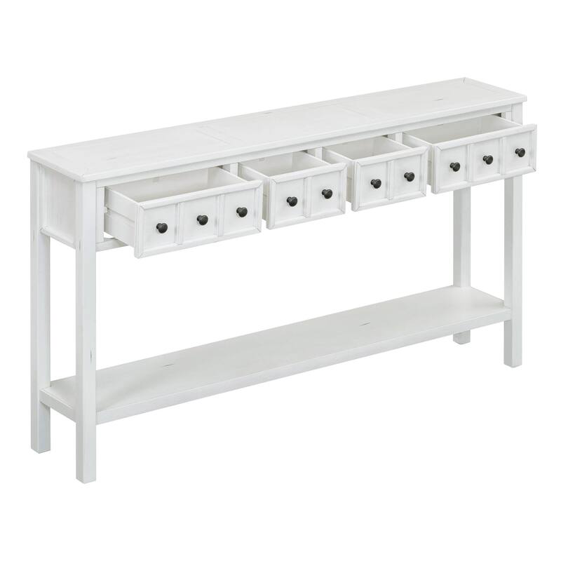 Rustic Entryway Console Table and 60" Long Sofa Table