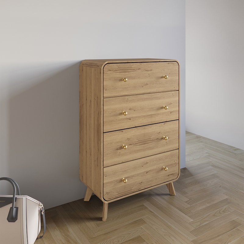 CraftPorch Contemporary 4-Drawers Chest