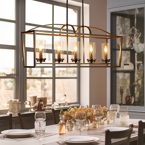 Rectangular lantern chandelier deals