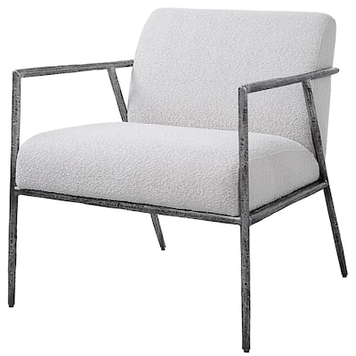 Uttermost Brisbane Light Grey Accent Chair