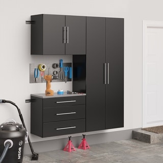 Stone Grey Storage Cabinet 3-piece Set B