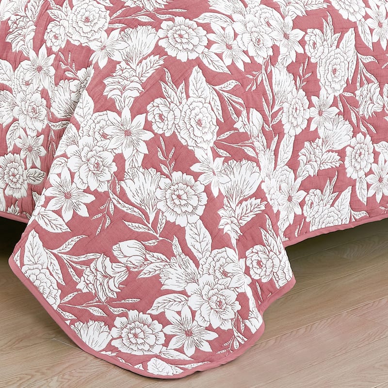 Eshe 3 Pieces matelasse coverlet