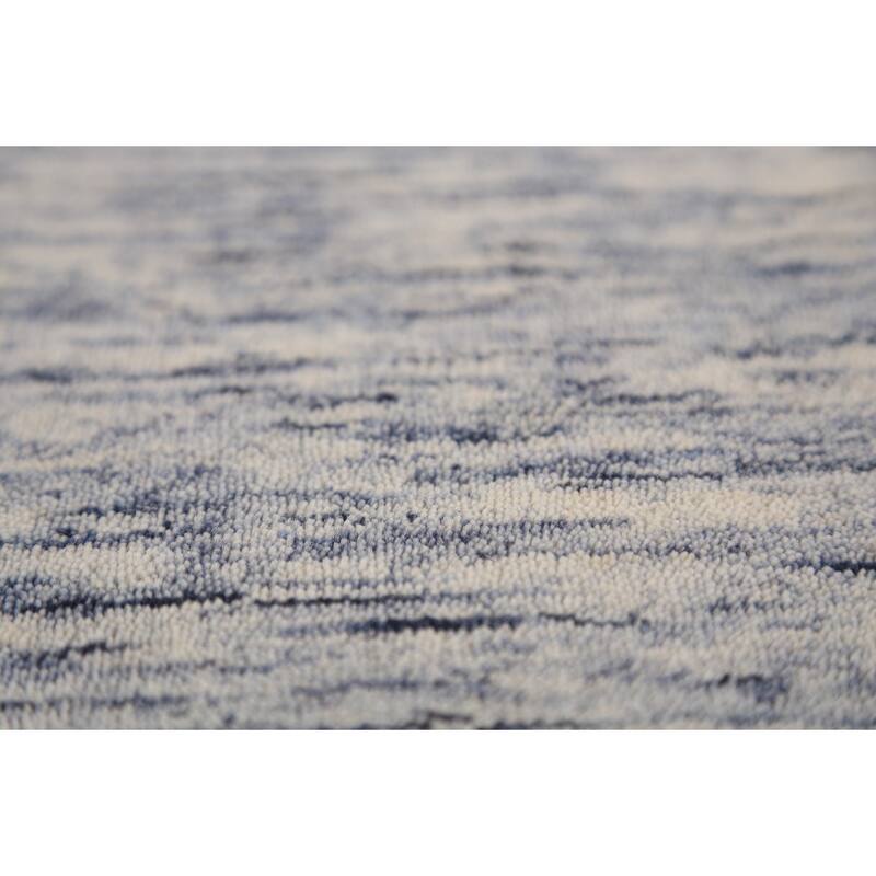 Tribal Striped Gabbeh Oriental Area Rug Hand-Knotted Wool Carpet - 7'10" x 9'7"