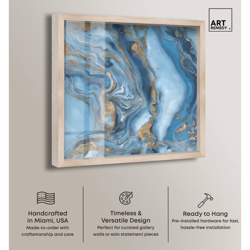River Gold Shadowbox by Art Remedy