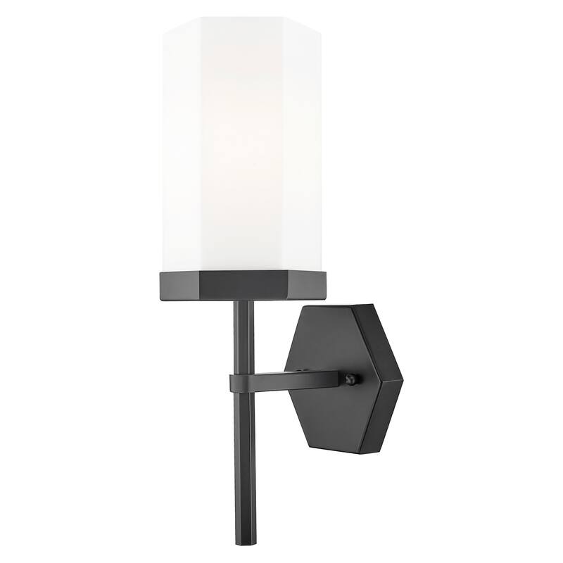 Innovations Lighting 463-1W-G463-8WH Blakeley 15" Tall Wall Sconce - Matte Black