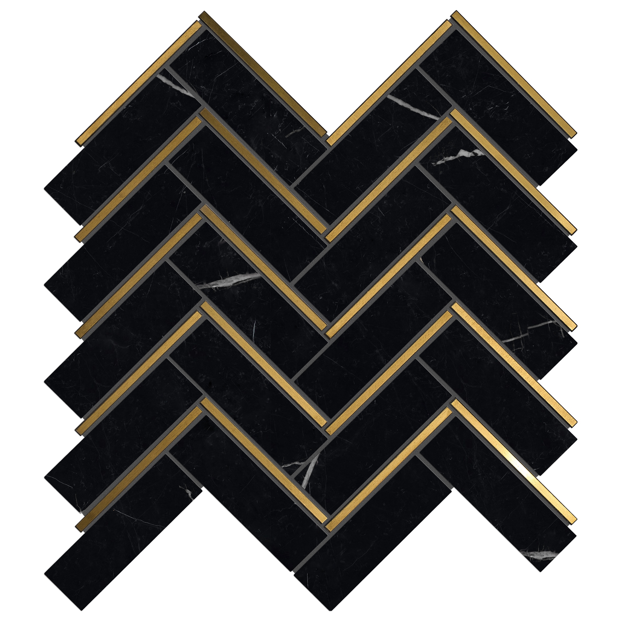 Society6 ケース Black & Gold Glitter Herringbone Chevron Society6 ケース Black & Gold Glitter Herringbone Chevron