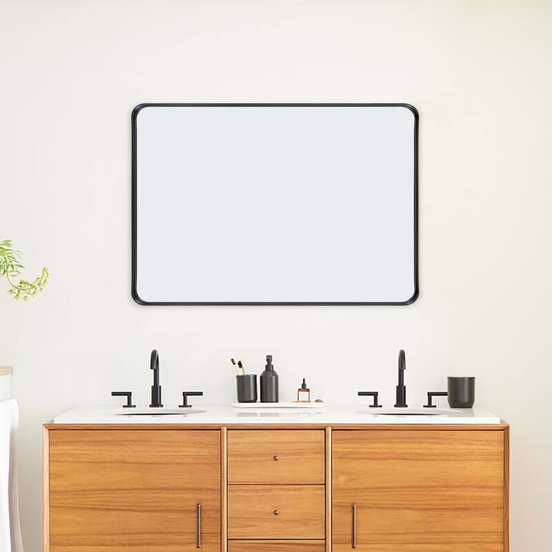 Arthers Stainless Steel Metal Bathroom Vanity Wall Mirror