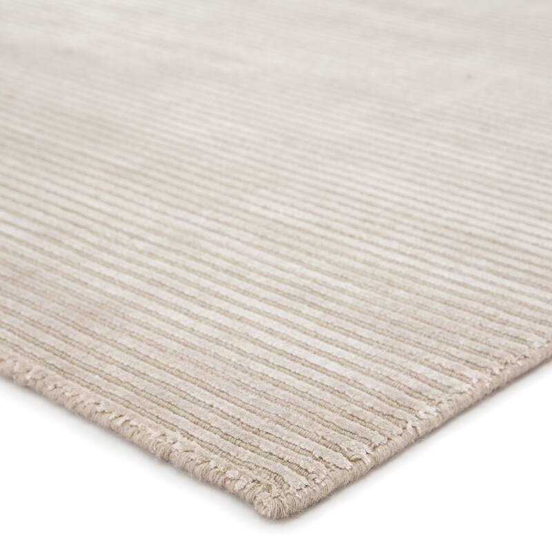 Phase Handmade Solid Color Textured Wool/ Viscose Area Rug
