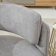 preview thumbnail 41 of 43, Modern Relvet Accent Chair with Spacious Round Seat for Living Room