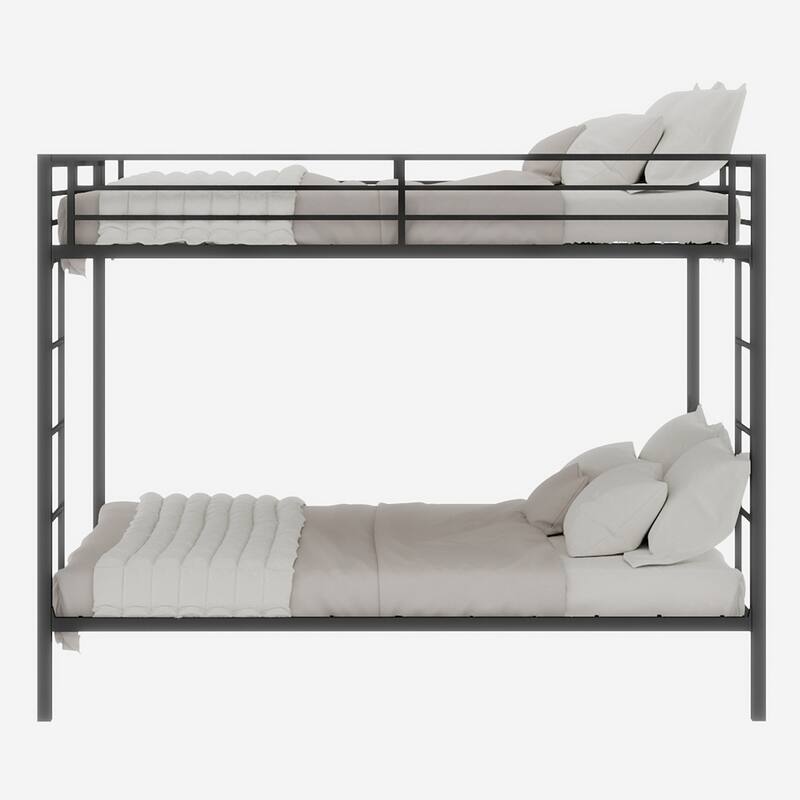 Multi-Functional Square Tube Iron Bunk Bed Ideal for Vertical Space