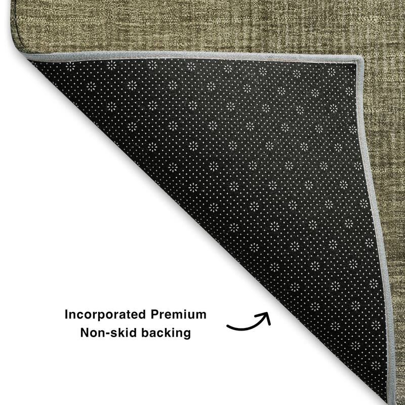 Premium Washable Super Soft Solid Ombre Mayfield Rug