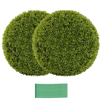 Costway 20" Faux Boxwood Balls with Sun-Protective PE Material Mimic - See Details