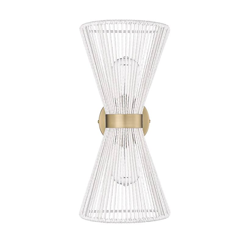 Golden Lighting 6938-2W WR Avon 2 Light 17" Tall Wall Sconce