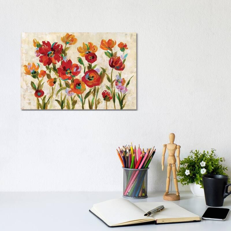 iCanvas "July In The Garden I" by Silvia Vassileva Canvas Print - 8x12x0.75