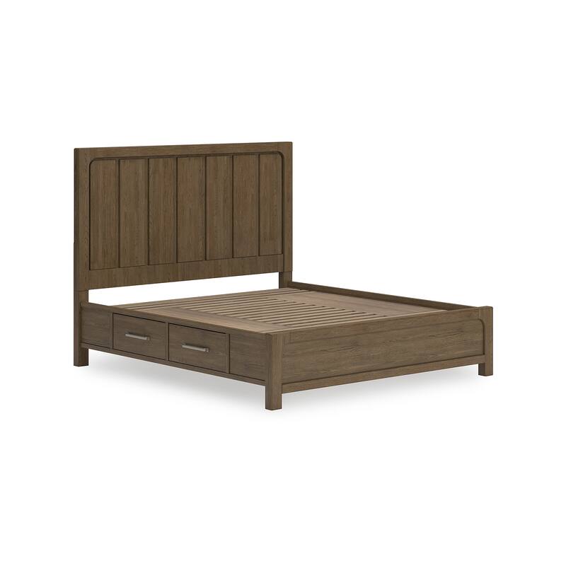 Signature Design by Ashley Cabalynn Brown Panel Bed with Storage