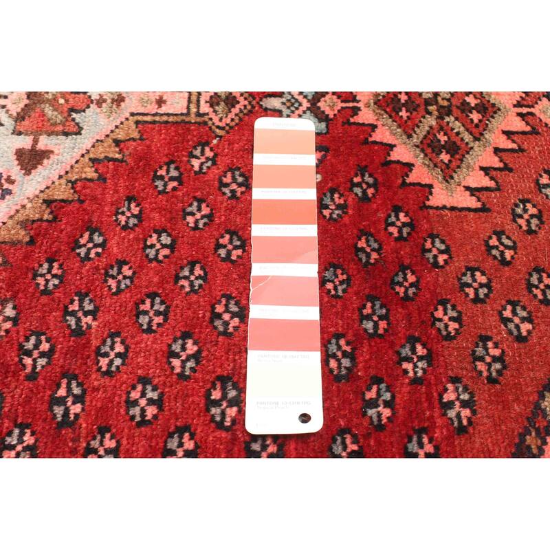 ECARPETGALLERY Hand-knotted Andelz Red Wool Rug - 3'2 x 6'5