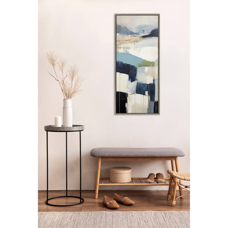 Kate and Laurel Sylvie Whispering Trees II Framed Canvas by Amy Lighthall