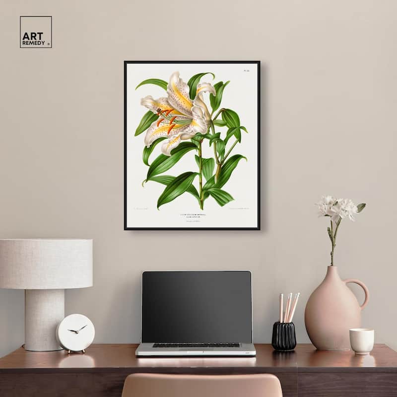 Lilium Speciosum Imperiale Canvas by Art Remedy