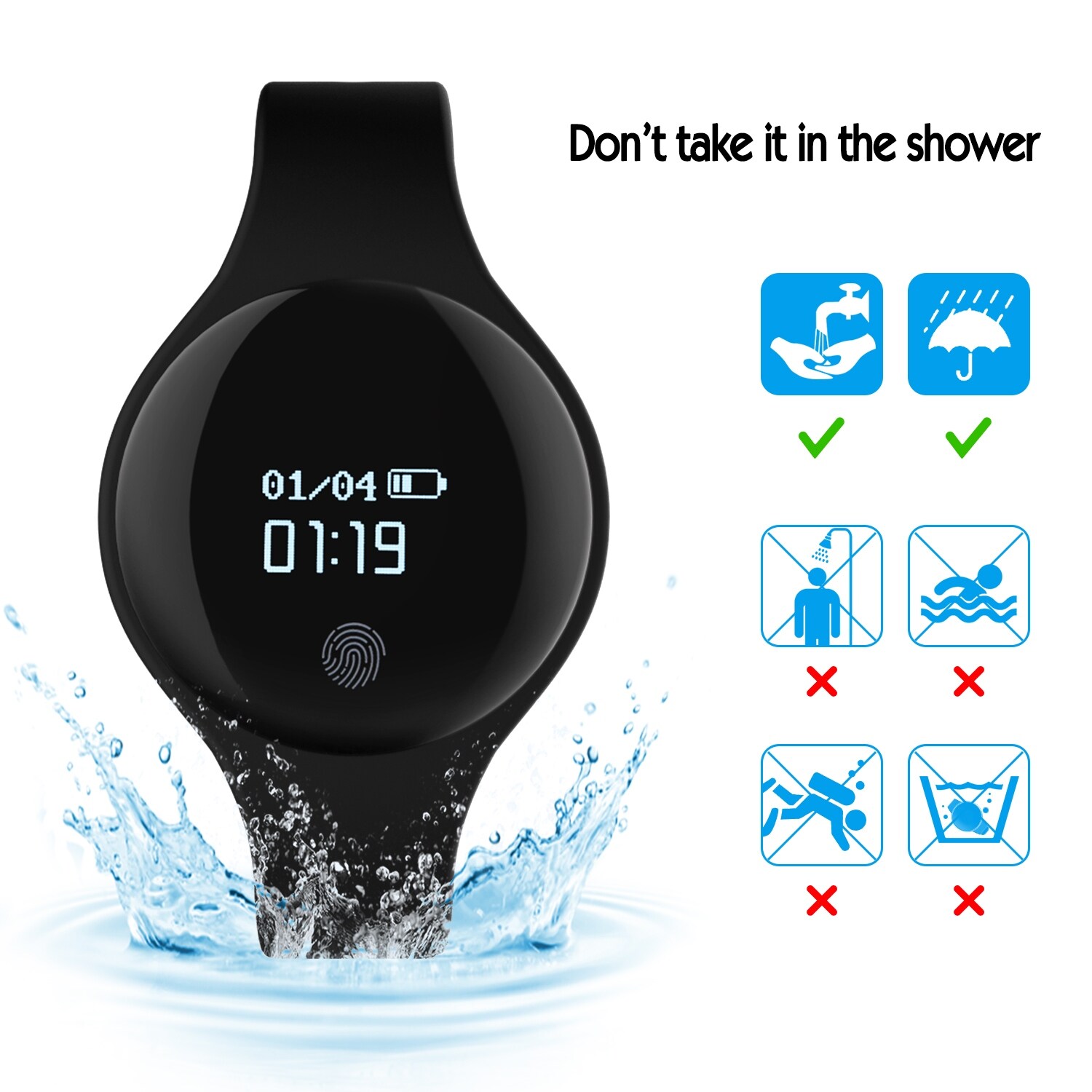 smart watch with step counter