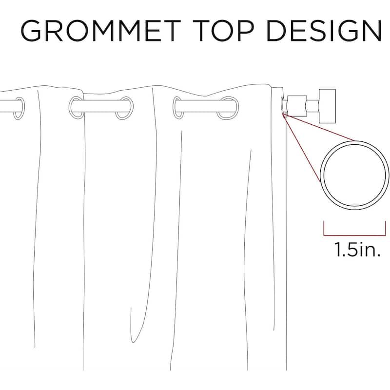 Madison Park Vera Burnout Printed Curtain Panel Single