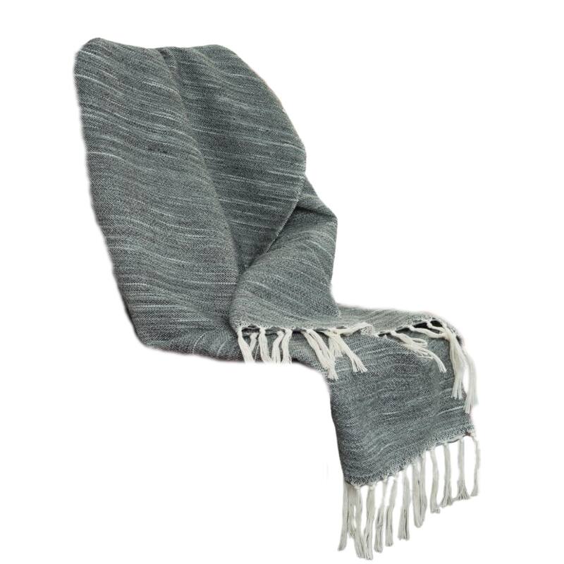 HomeRoots Black Woven 100% Poly Pet Throw Blanket