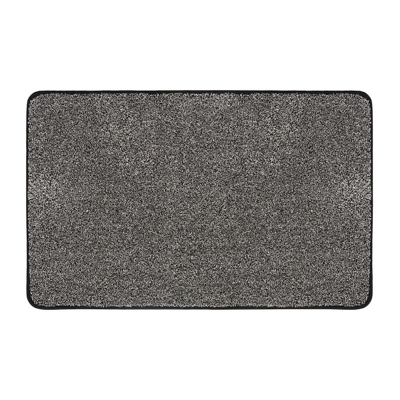 Luxurious Speckled Kitchen Mat - Ultra Absorbent, Super Soft Comfort 20x32 Inches - 32"L x 20"W x 2/8"H - Black/White