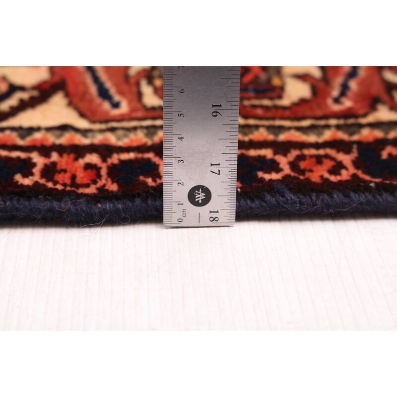 ECARPETGALLERY Hand-knotted Anatolian Vintage Cream Wool Rug - 4'11 x 6'9