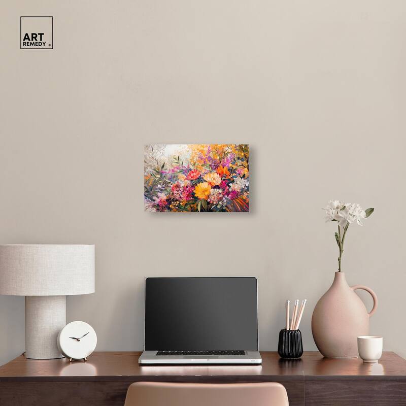 Amber Auras Canvas by Art Remedy, Gallery Wrapped