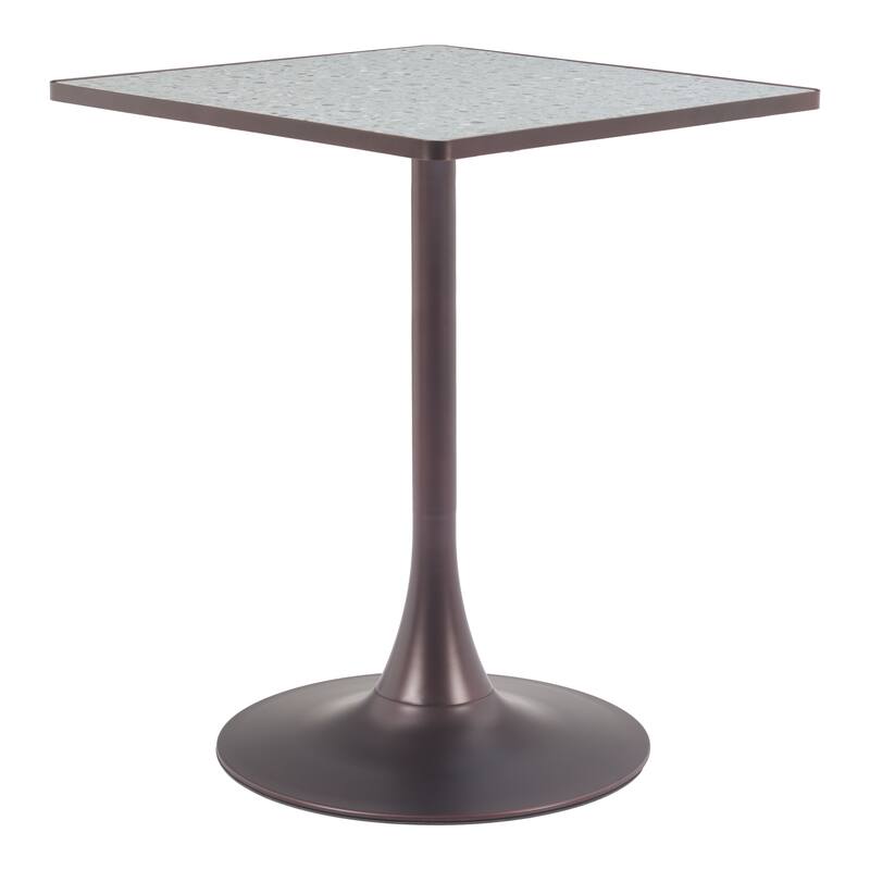 Spot Bistro Table Gray & Bronze
