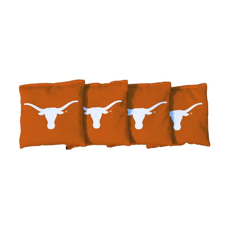 Texas Longhorns Burnt Orange Cornhole Bags - All-Weather Resin Filled