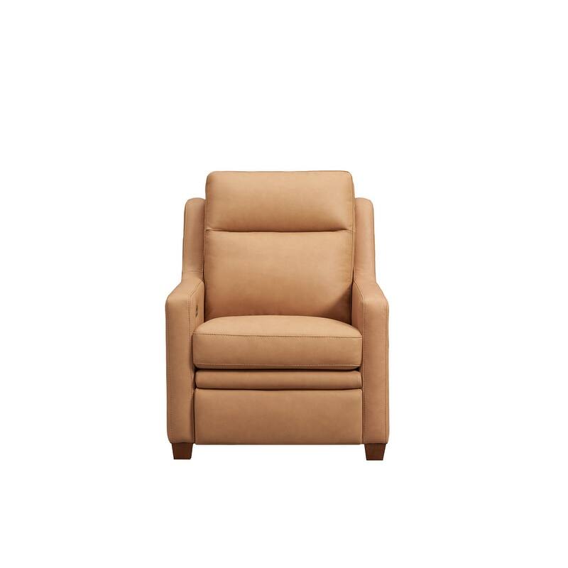 Genuine Leather Recliner Sofa 33" Triple-Motor Power Zero-Wall Reclining Couch with USB&USB-C Port