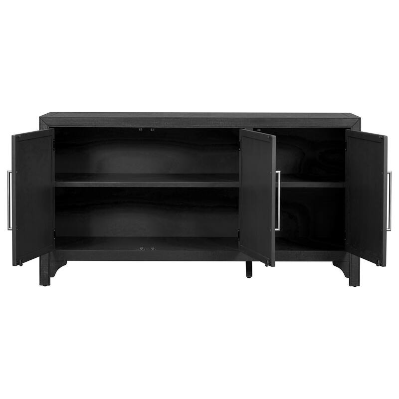 Designed Storage Cabinet Sideboard with Adjustable Shelves, Suitable for Living Rooms, Entrance and Study Rooms